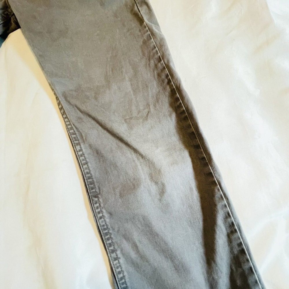 LEVI'S 514 Straight Leg Gray Denim Jeans Boy's Size 10 Reg W25 x L25 - Picture 3 of 11